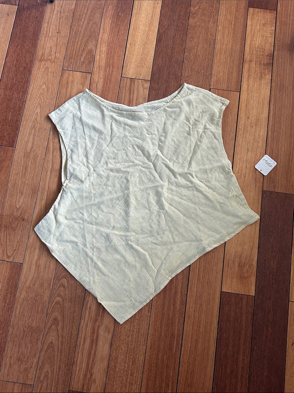 Asymmetric Light Sage Women's Tank Top